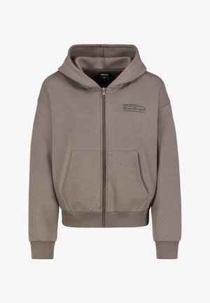 Sublevel, Zip-up sweatshirt - brown