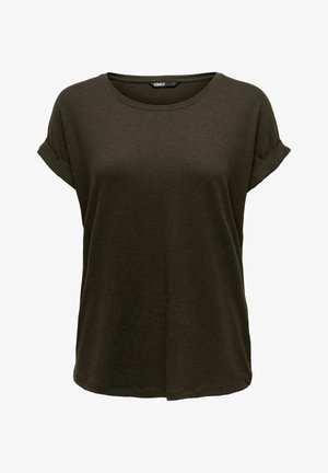 ONLY, T-shirt basique - brown