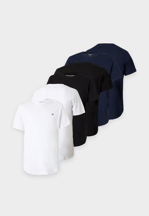 Jack & Jones, JPRBLABRODY TEE 5 PACK - T-shirts basic - white/black/navy