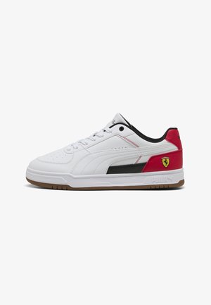 Puma, FERRARI CAVEN III SNEAKERS UNISEX - Trainers - white-rosso corsa