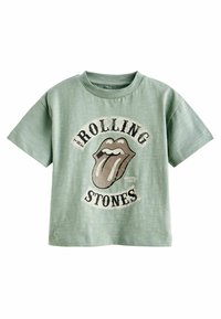 Next - ROLLING STONES SHORT SLEEVE - REGULAR FIT - Printtipaita - mineral blue Pienoiskuva 1