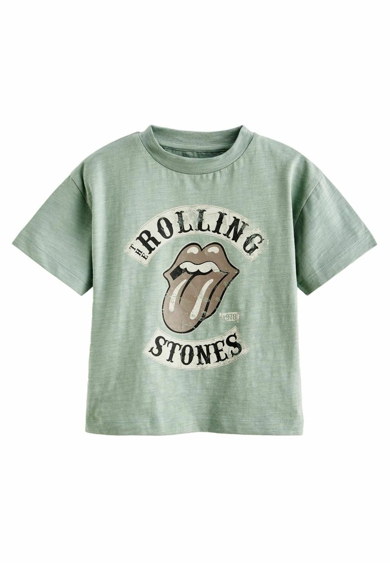 Next - ROLLING STONES SHORT SLEEVE - REGULAR FIT - Printtipaita - mineral blue, Suurenna