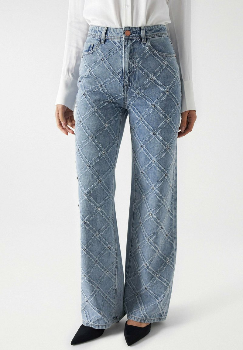 Salsa Jeans TRUE WIDE Flared Jeans blau/blue Zalando.ie