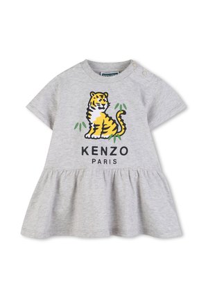 DRUK-OPENENDE - Jerseykleid - gris chine clair