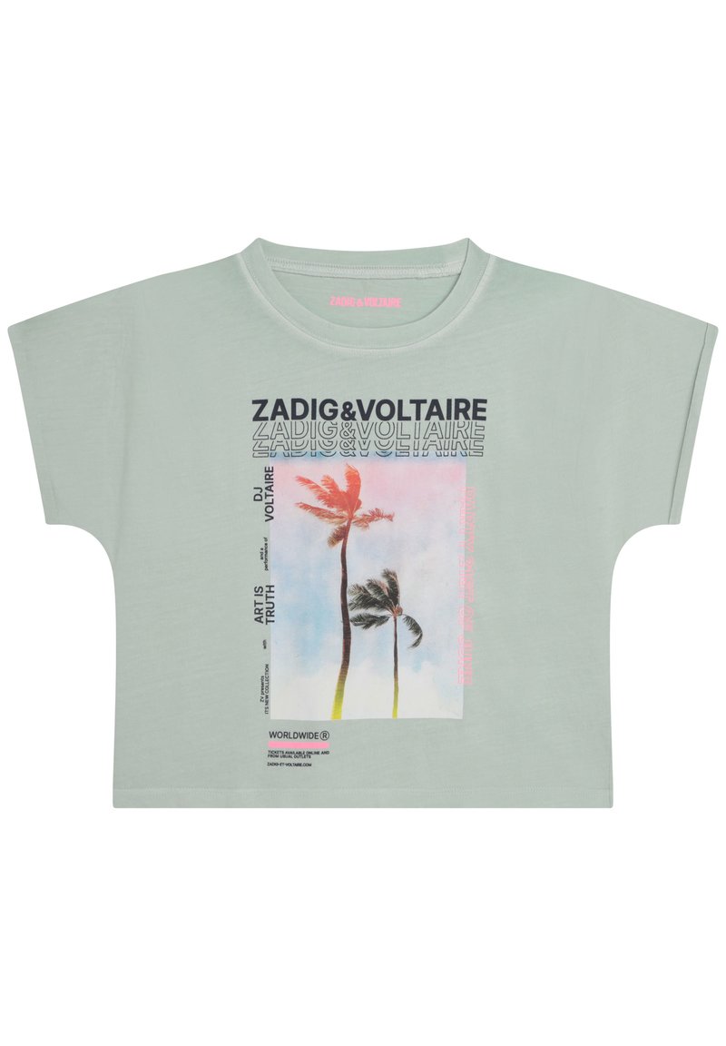 Zadig & Voltaire T-shirt print groen