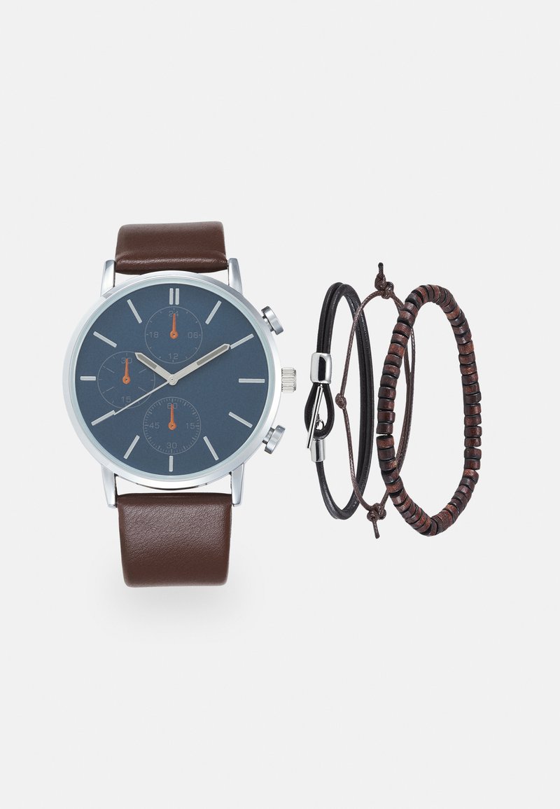 Pier One SET - Uhr - cognac