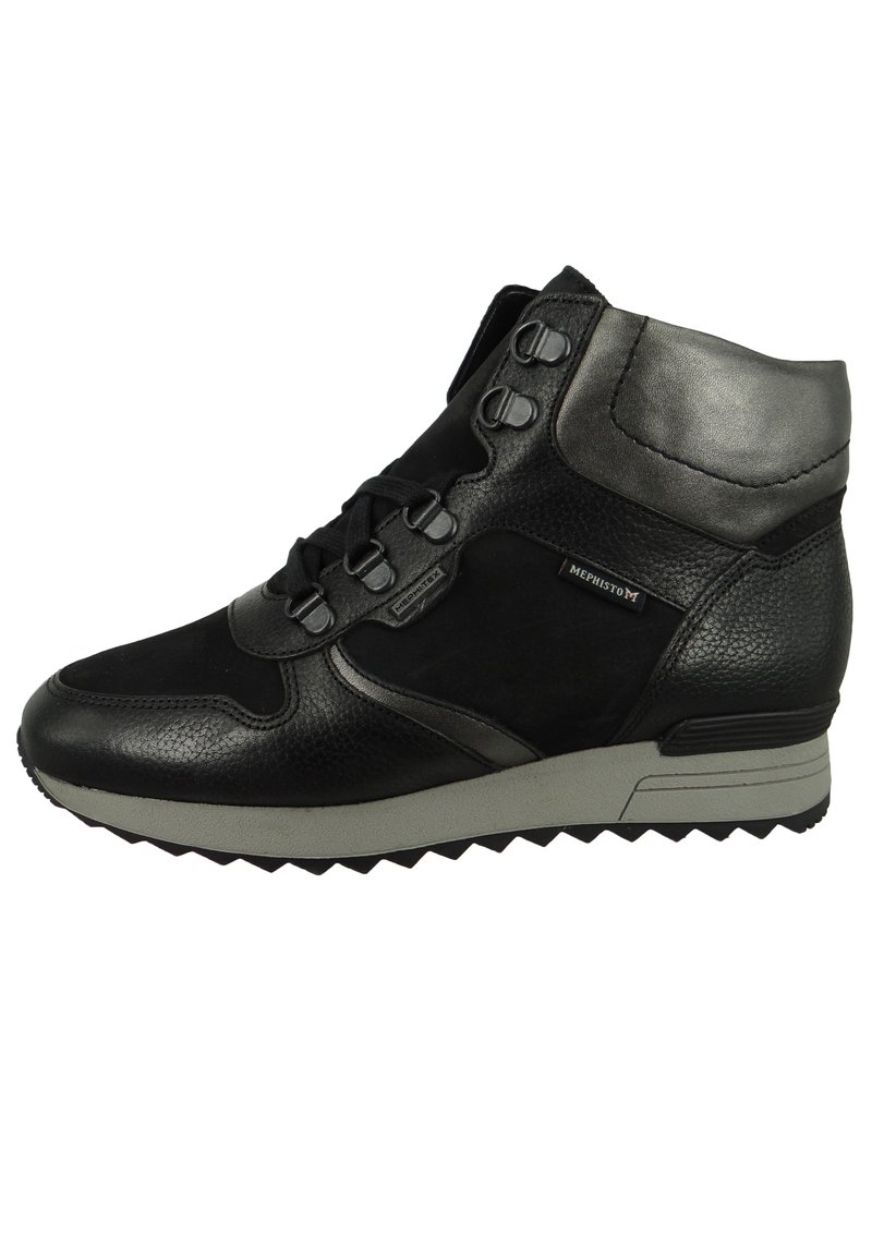Mephisto Botines con cordones - black