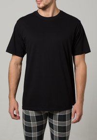 TOM TAILOR LUCKY 2 PACK - Camiseta de pijama - black