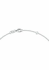 Sølv kædearmbånd med en lobster clasp. Indeholder små sammenfoldede led, glat tekstur og minimalistisk design.