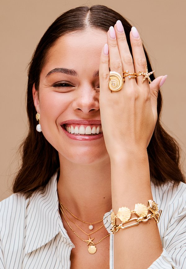 STATEMENT EMBELLISHED STARFISH RING - Ring