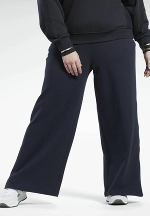 WIDE-LEG PLUS SIZE - Pantaloni sportivi - black