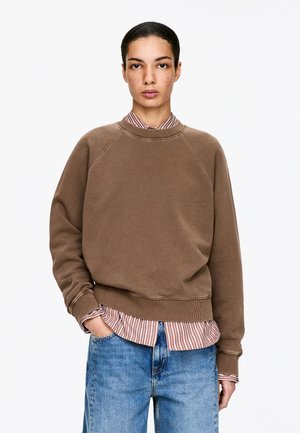 Sweatshirt - brown