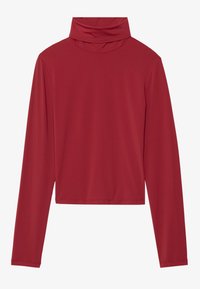 Long sleeved top - dark red