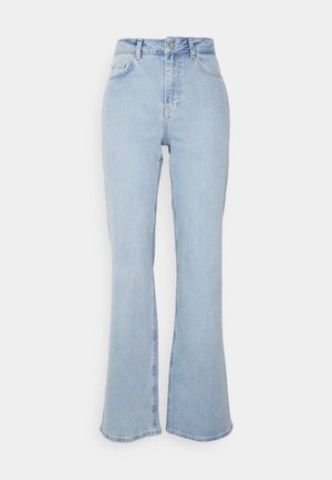 PCHOLLY WIDE - Široké džíny - light blue denim