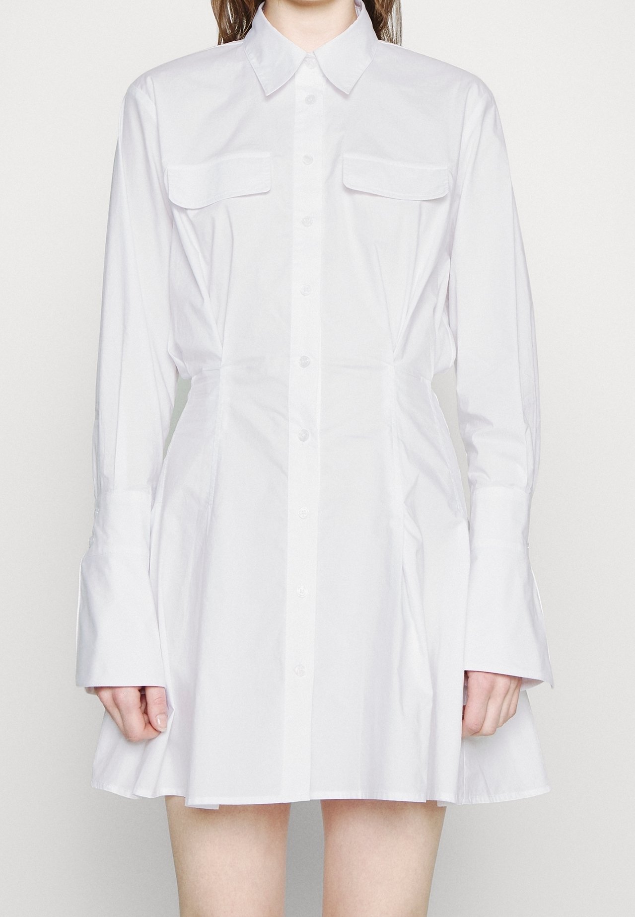 Pinko Shirt dress - white - (Pre-owned) - Zalando.ie