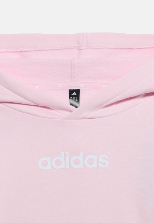 adidas JUNIOR HOODIE UNISEX - Sudadera con capucha - clear pink/white — photo 3