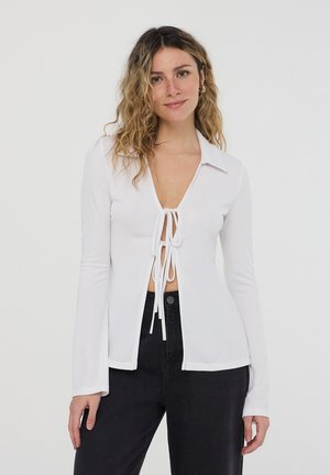 Terranova CATD CAM FIOCCHI  - Camicia - bianco lana