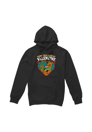 Cotton Soul, SCOOBY DOO SCOOBY SNACKS ARE MY VALENTINE - Hoodie - black