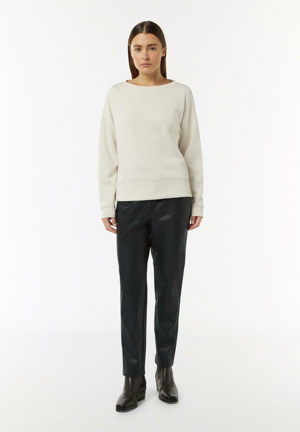 MIT LOGO-TAPE - Stoffhose - schwarz