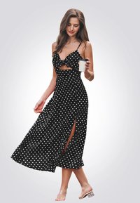Cupshe ELEGANT POLKA DOT  - Robe de jour - black