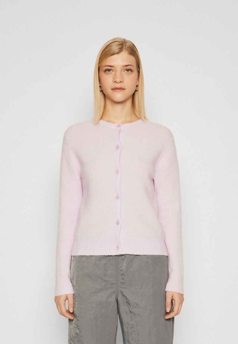 Samsøe Samsøe CARDIGAN - Kardigán - lilac snow