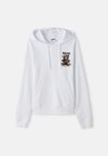 TEDDY - Jersey con capucha - white