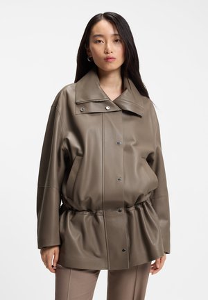 BOSS SALORO - Manteau court - brown overflow