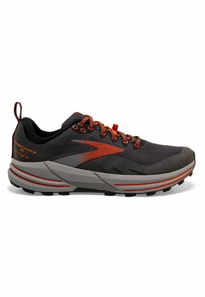 Brooks CASCADIA 16 GTX Laufschuh Trail black ebony cinnabar/schwarz