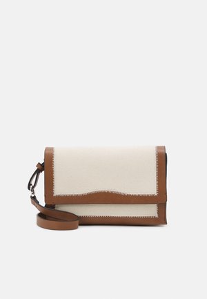 CROSSBODY M - Taška s příčným popruhem - ecru