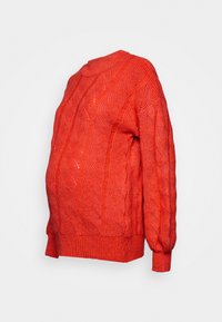 MAMALICIOUS Pullover - burnt ochre