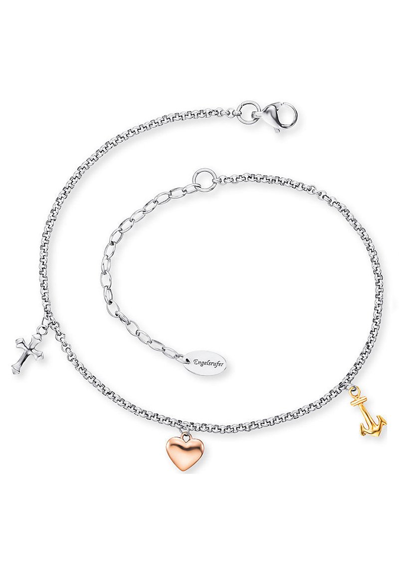 Engelsrufer DAMEN-FUSSKETTE - Armband - tricolor