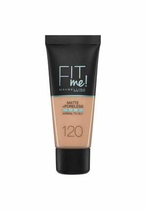 MAYBELLINE FIT ME MATTE + PORELESS FOUNDATION- 120 CLASSIC IVORY - Fondotinta