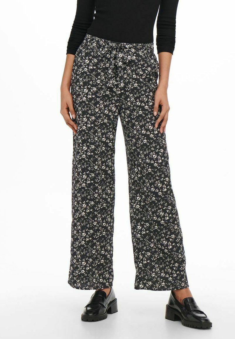 ONLY ONLNOVA LIFE PALAZZO PANT - Pantalon classique - phantom