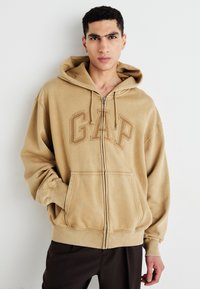 GAP LOGO - Camisola com fecho - mojave
