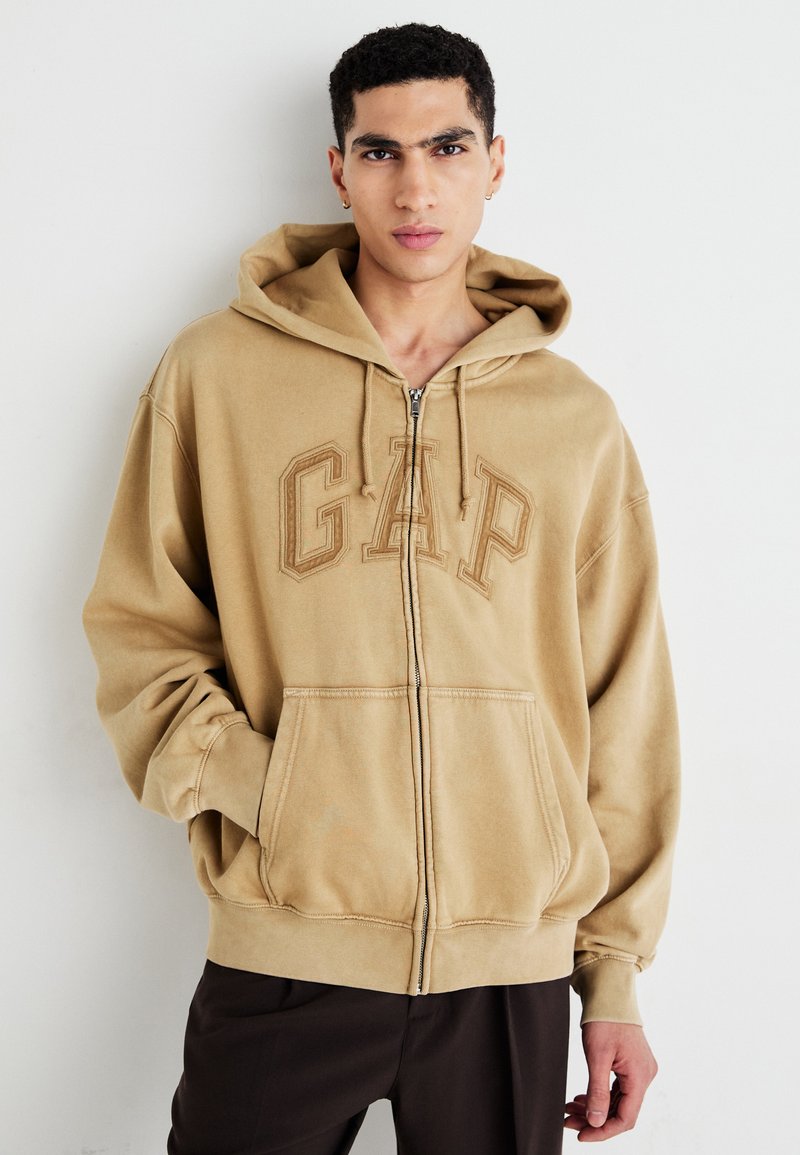 GAP LOGO - Camisola com fecho - mojave