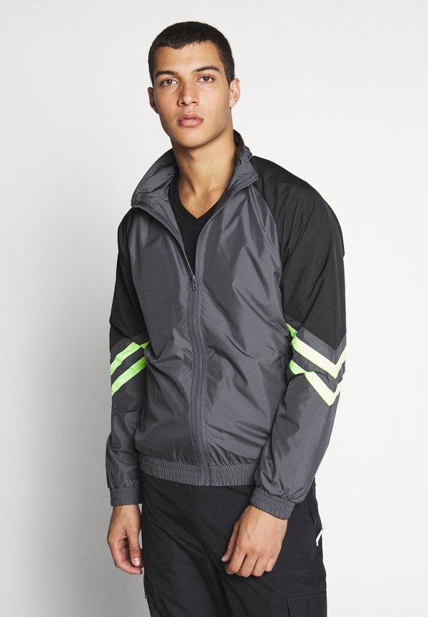 BLOCK SPORT TRACK JACKET - Summer jacket - darkshadow