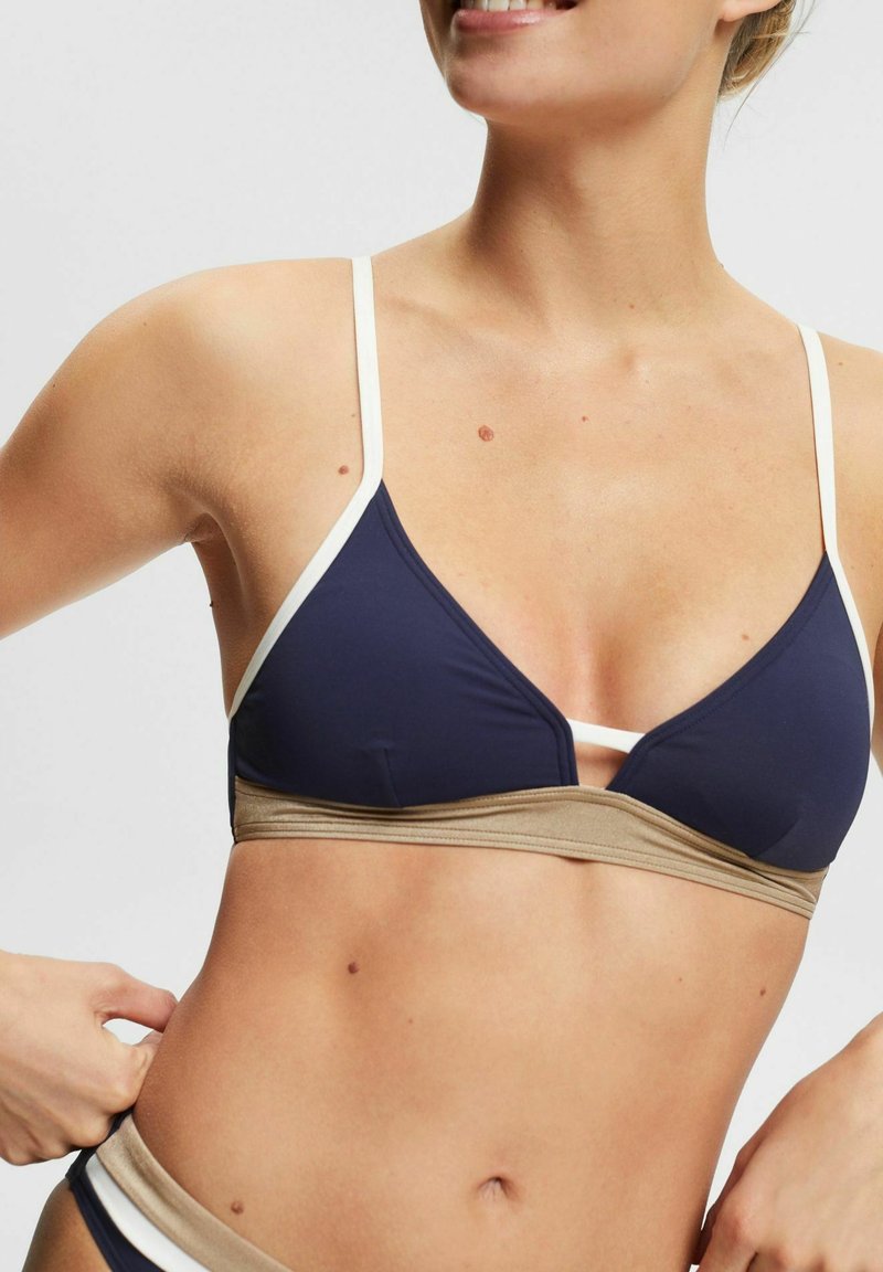 Esprit MIT VARIABLEN TRÄGERN BikiniTop navy/dunkelblau Zalando.at