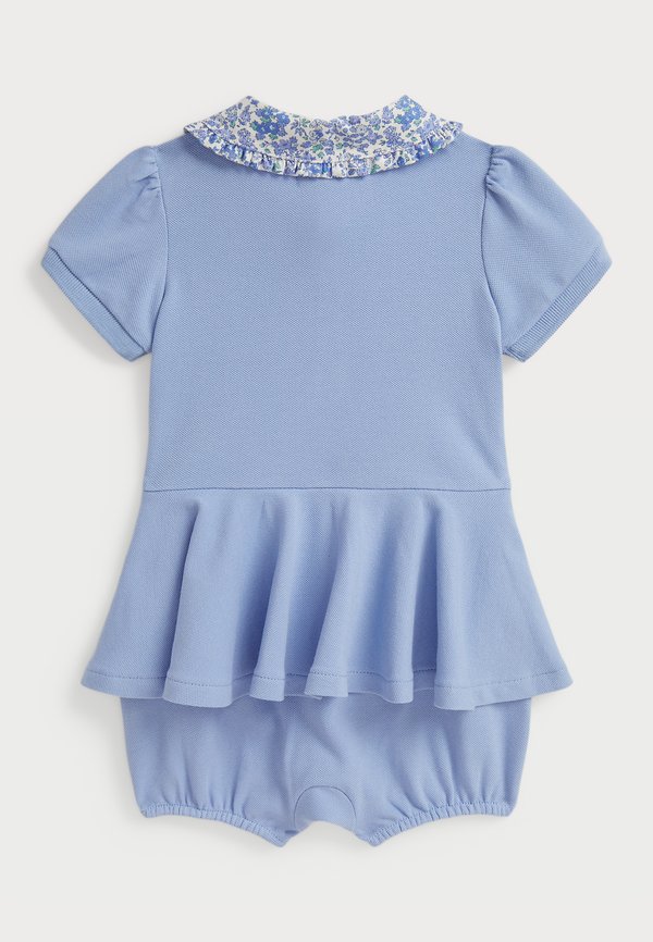 FLORAL COLLAR MESH BUBBLE SHORTALL - Jumpsuit2