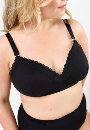 SUPER SOFT PADDED - Triangle bra - black