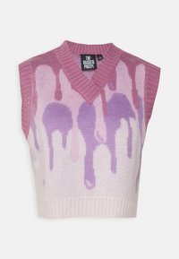 SHUTDOWN VEST - Camisola - purple/ecru
