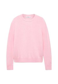 Stickad tröja - pink