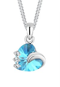 Elli SPARKLING HEART LOVE - MIT KRISTALLEN VON SWAROVSKI® - Ketting - hellblau
