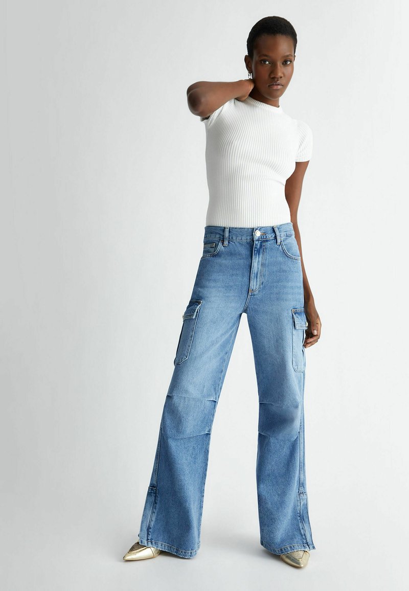 Liu Jo Jeans Flared Jeans blauw denim/bluedenim