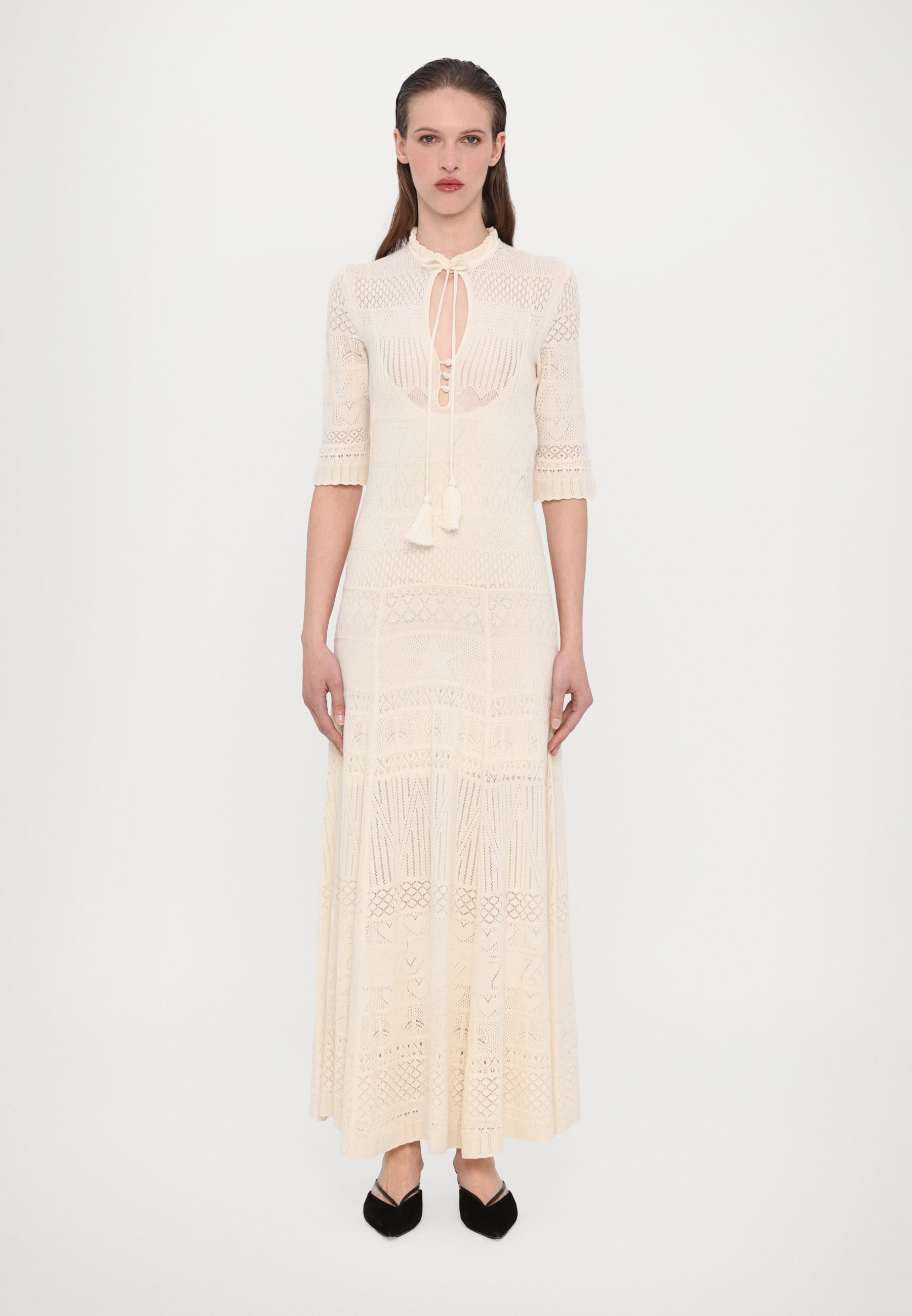 Zadig & Voltaire MEMPHIS - Maxi dress - ecru/off-white - Zalando.ie Zadig & Voltaire MEMPHIS - Maxi dress - ecru/off-white - Zalando.ie