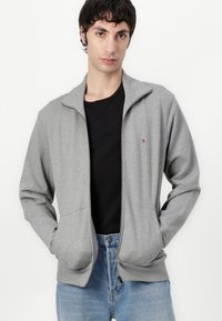Tommy Hilfiger ESSENTIAL TERRY - Zip-up sweatshirt - medium grey heather