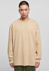 Urban Classics HEAVY OVERSIZED LONGSLEEVE - Bluză de molton - unionbeige
