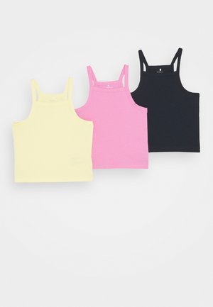 NKFBELICKY SLIM CROPPED STRAP 3 PACK - Top - fuchsia pink