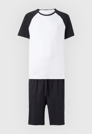 Pier One, PYJAMA - Nattøj sæt - black/white