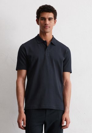 DFC SEERSUCKER REGULAR - Polo shirt - dark navy