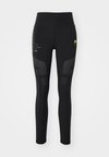 TRAINING CAMP - Leggings - black/neon green